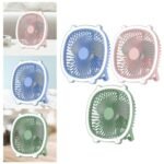 مروحة الشحن المحمولة 2 في 1 (مروحة وكشاف) – الحل المثالي لقطع الكهرباء وحر الصيف