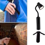 أباجورة مكتب LED محمولة قابلة للشحن – 3 أوضاع إضاءة ورأس مرنة