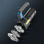 كشاف الطوارئ القابل للشحن بمنفذ USB – إضاءة قوية ومقاوم للعوامل الجوية