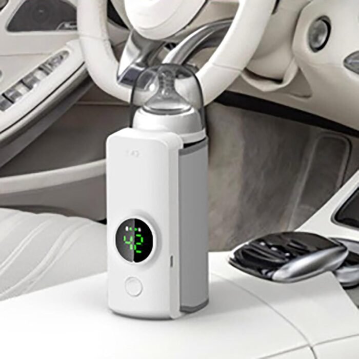 سخان الببرونة الديجيتال المحمول – يعمل بمنفذ USB ومثالي للسفر والسيارة