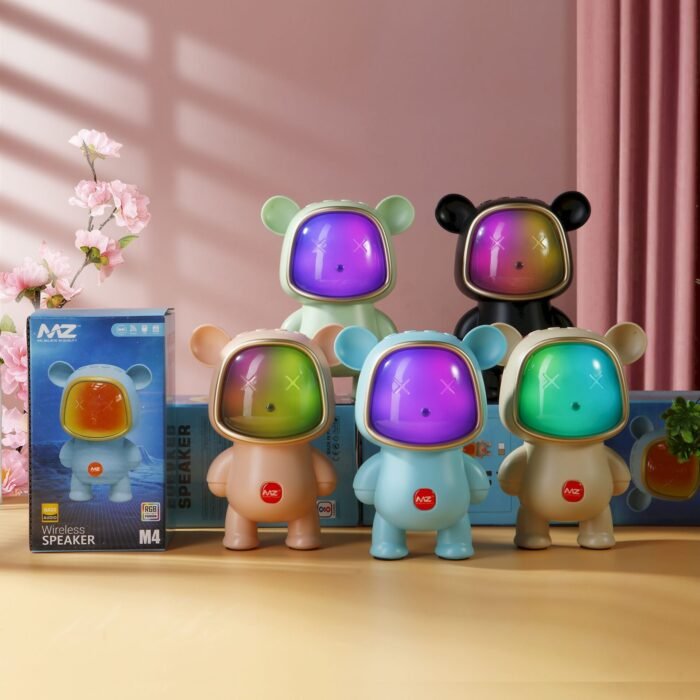 سبيكر بلوتوث محمول بتصميم رائد فضاء (MZ M4) – صوت ستيريو نقي سبيكر بلوتوث محمول بتصميم رائد فضاء (MZ M4) – صوت ستيريو نقي