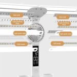 أباجورة مكتب ليد متعددة الوظائف 4 في 1 - إضاءة قابلة للطي مع مروحة وشاشة رقمية ومنظم أقلام - أباجورة مكتب ليد متعددة الوظائف 4 في 1 – إضاءة قابلة للطي مع مروحة وشاشة رقمية ومنظم أقلام