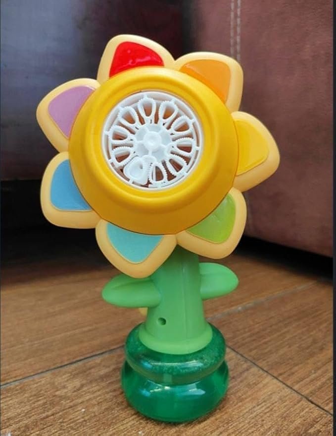 لعبة صانع الفقاعات القابلة للشحن – تصميم وردة مع 3 أوضاع إضاءة ولعب لعبة صانع الفقاعات القابلة للشحن – تصميم وردة مع 3 أوضاع إضاءة ولعب