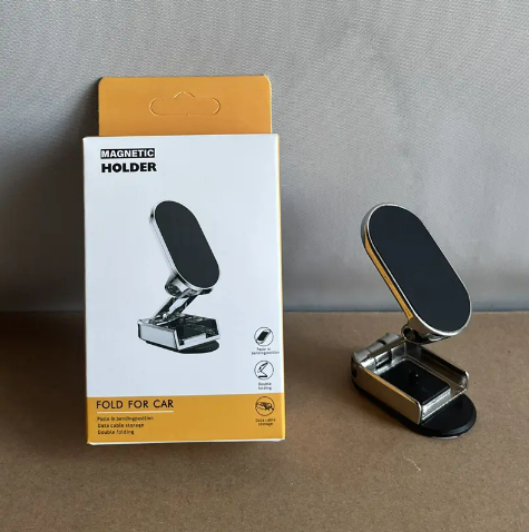 حامل الموبايل المغناطيسي القابل للطي – للسيارة والدراجات النارية والهوائية حامل الموبايل المغناطيسي القابل للطي – للسيارة والدراجات النارية والهوائية