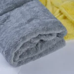 عرض قطعتين هودي بطانية للجنسين – رمادي وأصفر (مقاس واحد)