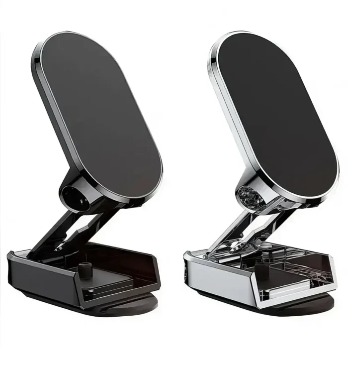 حامل الموبايل المغناطيسي القابل للطي – للسيارة والدراجات النارية والهوائية حامل الموبايل المغناطيسي القابل للطي – للسيارة والدراجات النارية والهوائية