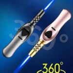 ولاعة تورش (مسدس لهب) معدنية - شعلة قوية ضد الرياح تصل إلى 1300 درجة مئوية - ولاعة تورش (مسدس لهب) معدنية – شعلة قوية ضد الرياح تصل إلى 1300 درجة مئوية