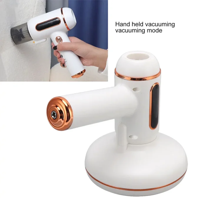مكنسة لاسلكية محمولة 3 في 1 – شفط قوي 7200 باسكال وتعقيم بالأشعة فوق البنفسجية للمنزل والسيارة