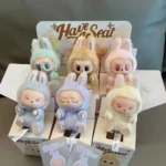 ميدالية لابوبو Labubu V2 الأصلية من MINISO – شخصيات من الفرو الناعم