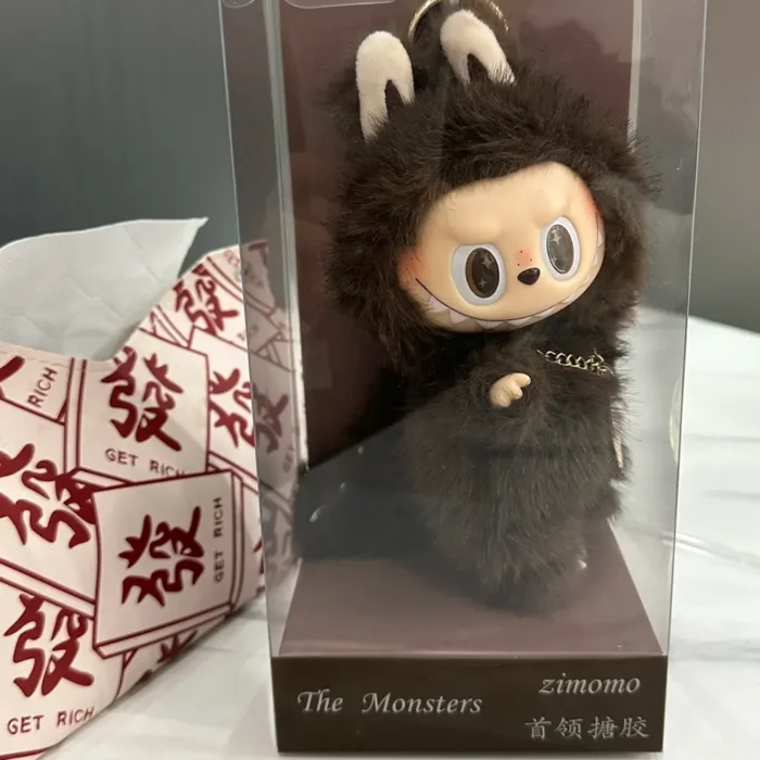 ميدالية لابوبو Labubu V2 الأصلية من MINISO – شخصيات من الفرو الناعم